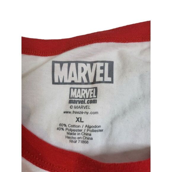 Marvel Tshirt Men Sz XL Avengers Short Sleeve Animation Big Graphic - Picture 5 of 6